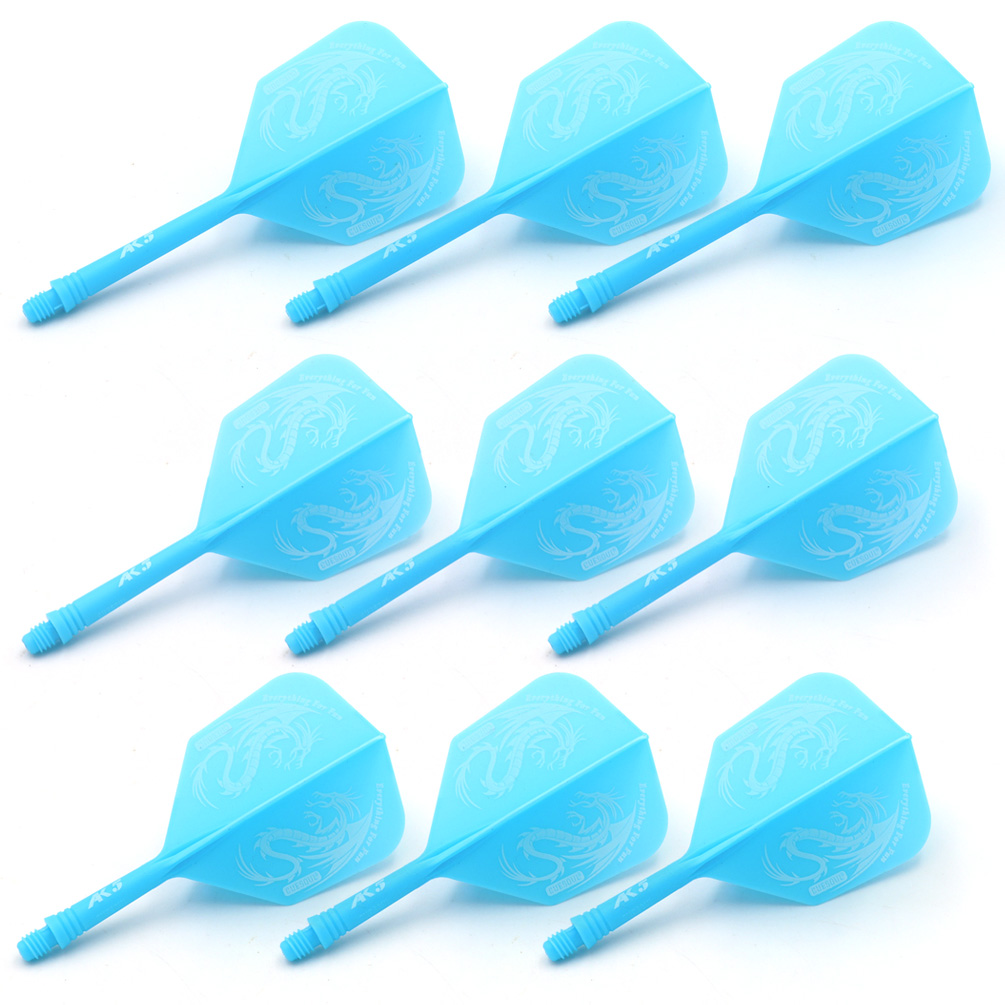 CUESOUL 3 Sets Integrated Dart Shaft and Flights,Dart Shaft Length 21mm