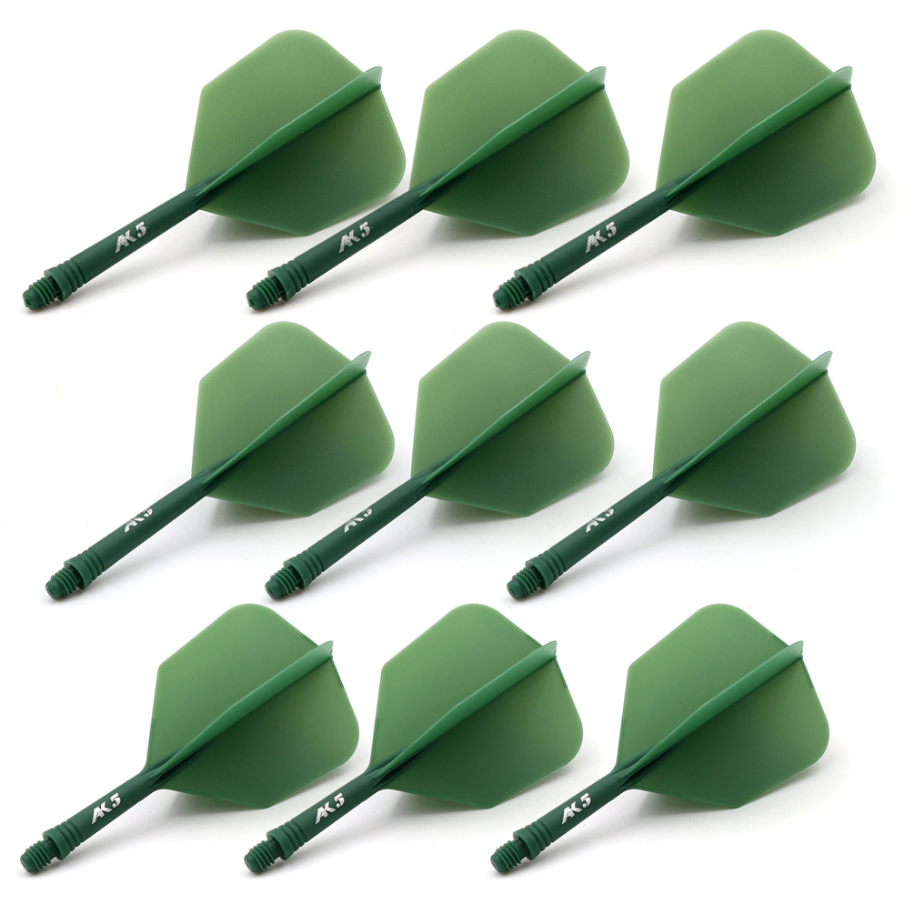 CUESOUL 3 Sets Integrated Dart Shaft and Flights,Dart Shaft Length 21mm