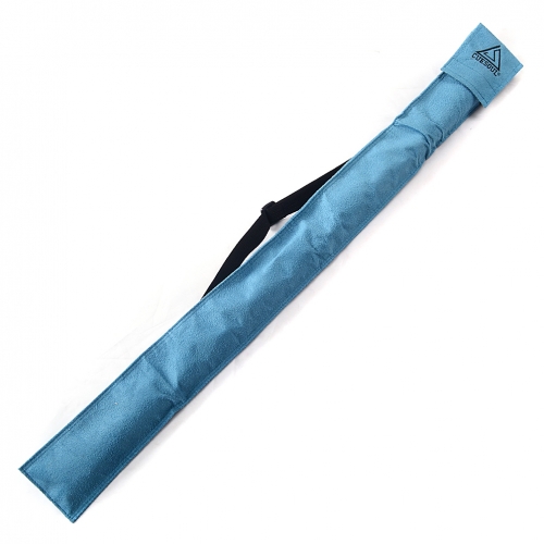  CUESOUL Pool Cue Bag Portable Carry Cue Bag1x1 holds 1 butt and 1 shaft-Blue