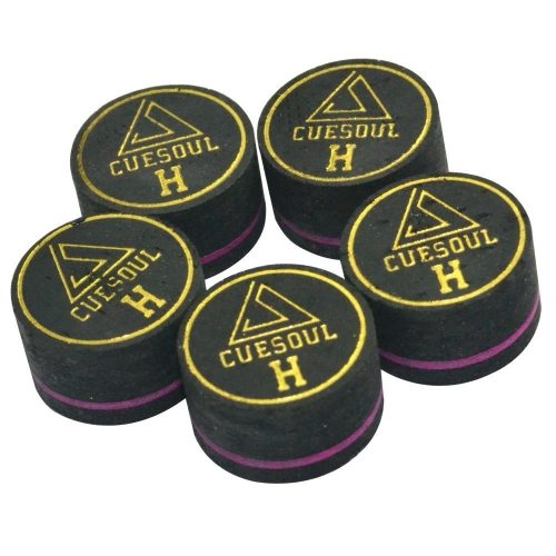 6 Embouts De Queue De Billard 14mm - 9 Couches Peau De Porc Japonais - Super Doux