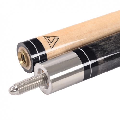 CUESOUL 58 Inch 19oz 1/2 Maple Billiard Stick Pool Cue Set 11.5mm