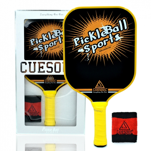 ◆Cuesoul ハイエンドモデルキュー CUESOUL Carbon Fiber 7.7oz. Performance Pickleball Power Paddle,