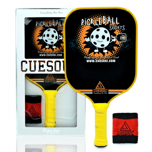 CUESOUL Carbon Fiber 7.7oz. Performance Pickleball Power Paddle,