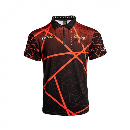 CUESOUL DARTS ROAD ONE Breathable Dart Shirt Dart Jersey Can be Personalised for Teams Dart Shirt