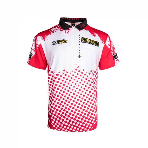 CUESOUL DARTS ROAD ONE Breathable Dart Shirt Dart Jersey Can be Personalised for Teams Dart Shirt