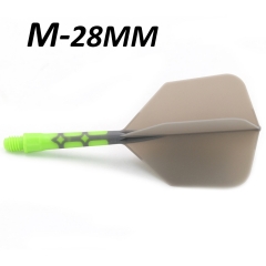 Grey Flight&Green Shaft-Length 28mm-M