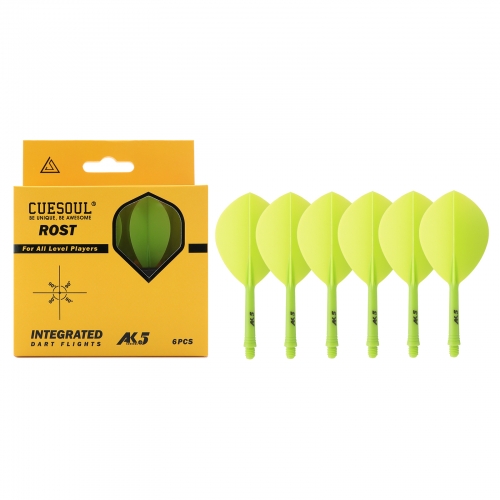 Ailerons De Fléchettes Cuesoul AK5 Intégrés – Teardrop Noir – Tige 28 Mm – Format Condor