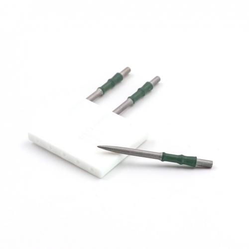 CUESOUL TOUCH POINT II Replacement Dart Steel Point, Green Steel Tips,Pack of 3pcs