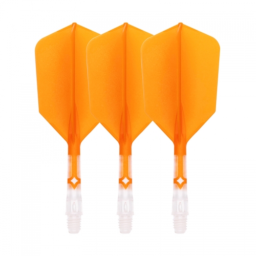 US Darts Pentathlon TDP LUX Orange Slim Flights - 3 Sets (9 Flights) 100 Micron Tough Material
