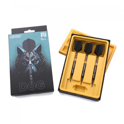 CUESOUL Chinese Zodiac DOG 20g Soft Tip 90% Tungsten Dart Set with