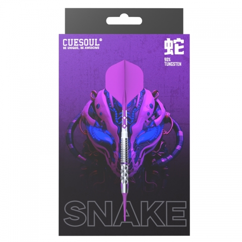 CUESOUL Chinese Zodiac SNAKE 19g Soft Tip 90% Tungsten Dart Set