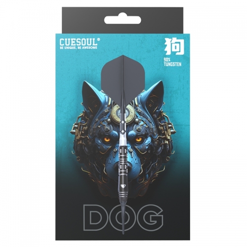 CUESOUL Chinese Zodiac DOG 20g Soft Tip 90% Tungsten Dart Set with