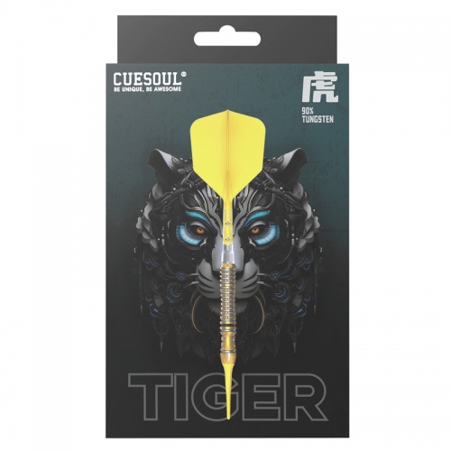 CUESOUL Chinese Zodiac TIGER 20g Soft Tip 90% Tungsten Dart Set