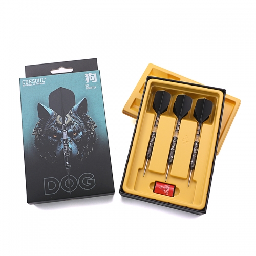 CUESOUL Chinese Zodiac 'DOG' 22g Steel Tip 90% Tungsten Dart
