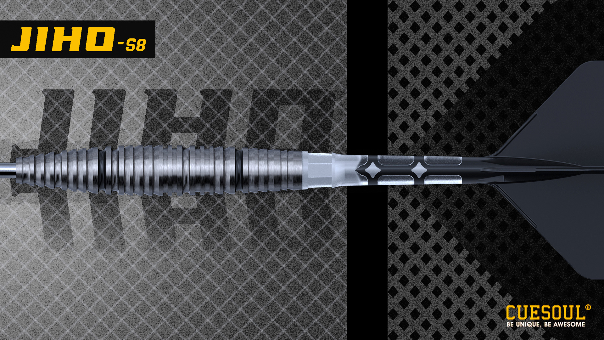 CUESOUL JIHO S8 21/23g Steel Tip 90% Tungsten Dart Set with