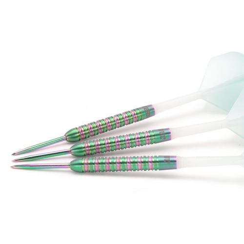 CUESOUL GREEN GEM STONE 21g Steel Tip 90% Tungsten Dart Set with
