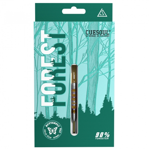 CUESOUL FOREST BUTTERFLY 22g/24g Steel Tip 90% Tungsten Dart Set