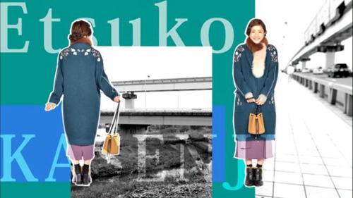 石原さとみさん着用】エンブロコート・刺繍ウールコート