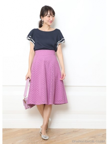Apuweiser-riche♡バックバー付きドットブラウス 洗えるバックバー付ドットブラウス,レディース服(カテゴリ)