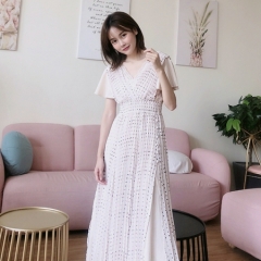 ノースリドットプリーツレイヤードワンピース,レディース服(カテゴリ) 