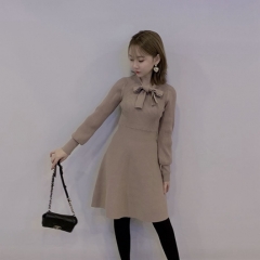 ボウタイニットワンピース,レディース服(カテゴリ)