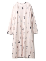 ウサギ＆ネコモチーフドレス