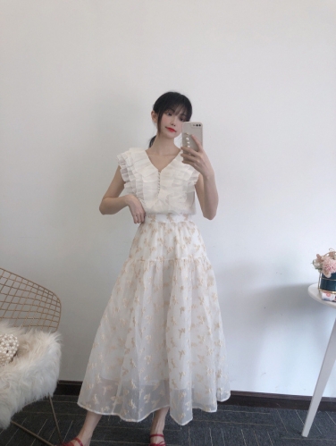 ジャガードボリュームスカート 