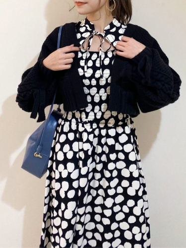 decollete dot dress / デコルテドットドレス 2024.12.05, INSTA LIVE