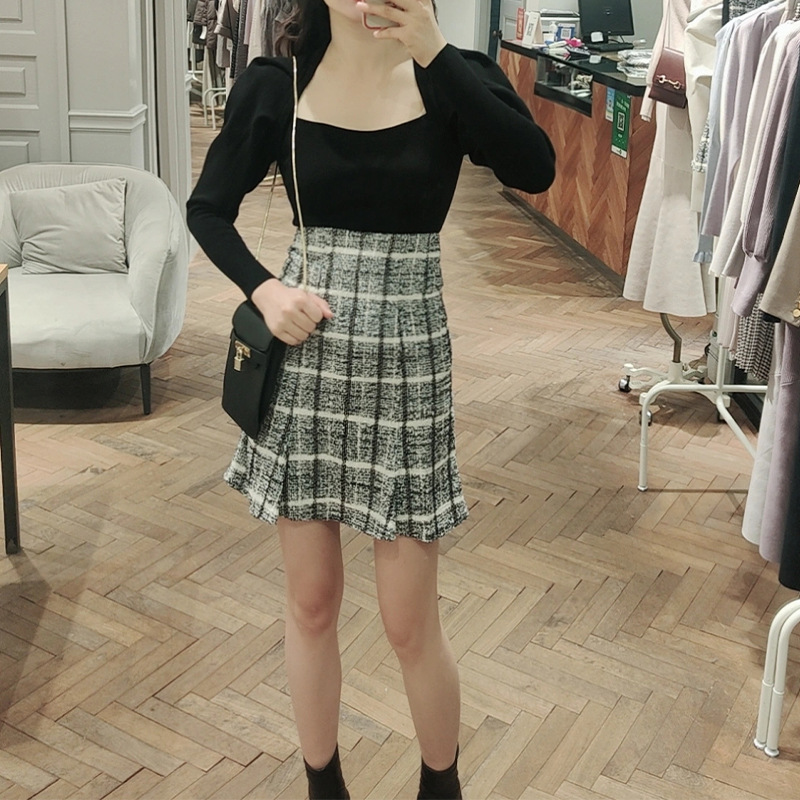 コルセットデザインニットプルオーバー コルセットデザインニットプルオーバー