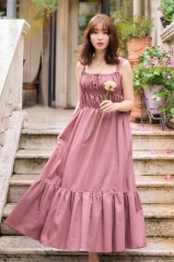 Double Bow Summer Long Dress