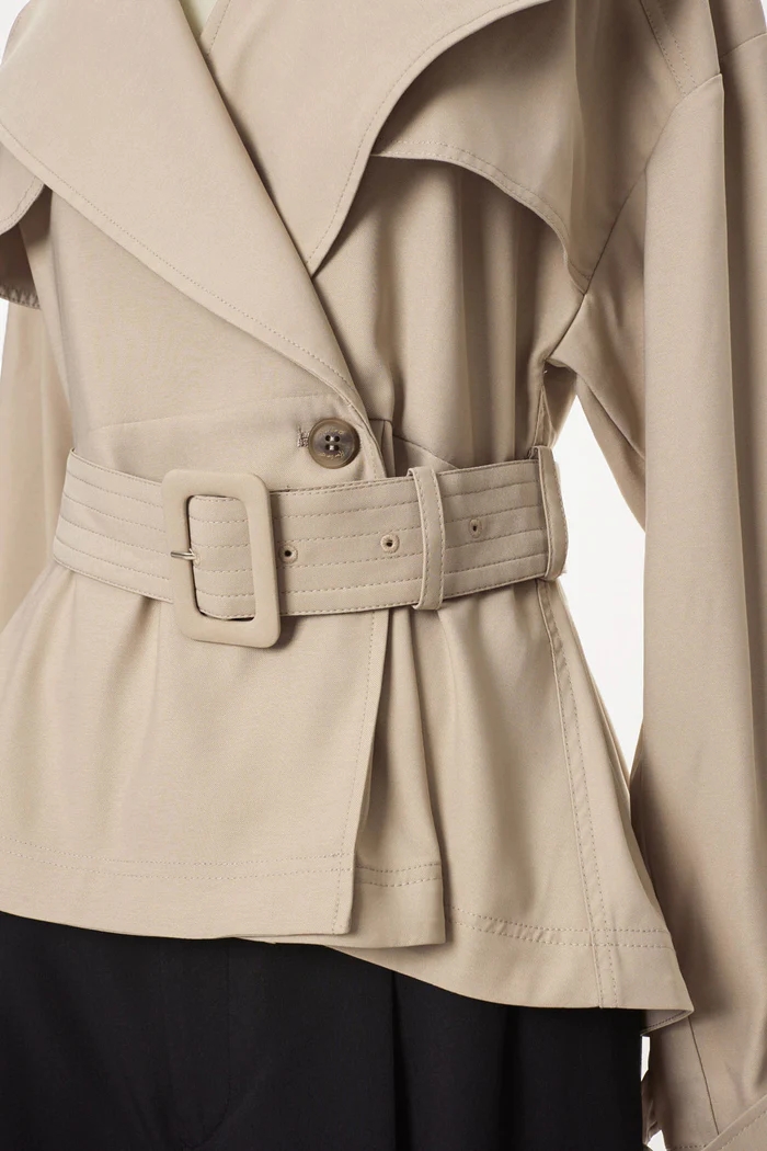 Everyday Belted Trench Jacket