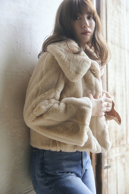 ホットセール Faux Love naさん専用 Winter Fur モカs Coat 毛皮/ファーコート 