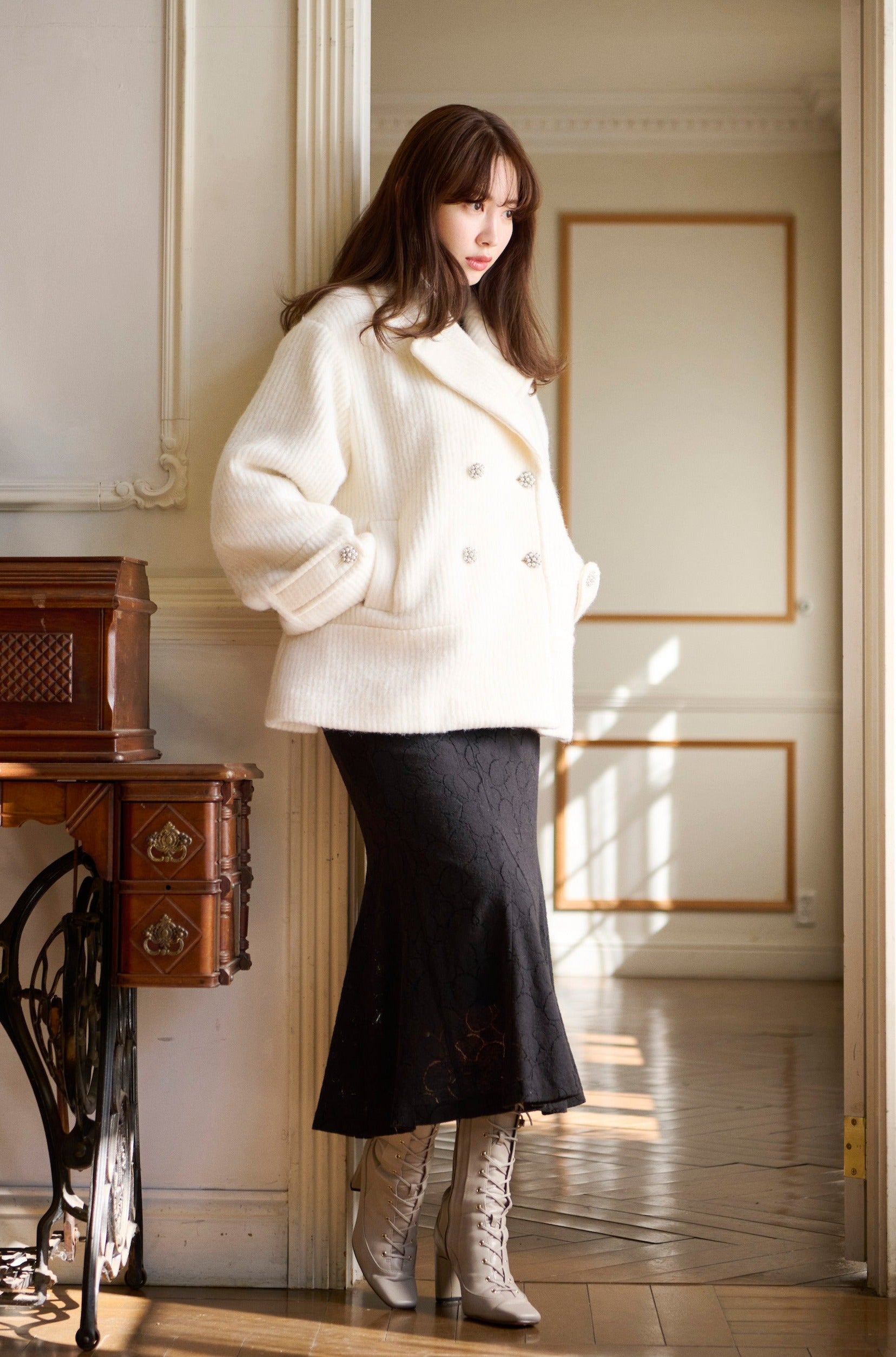 Odette Wool-Blend Coat