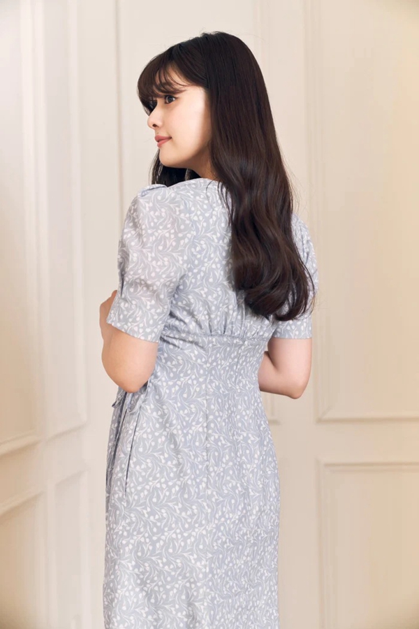 【Her lip to】Palermo Wrap-Effect Dress