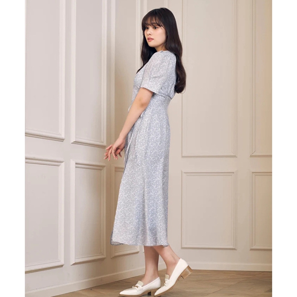 【Her lip to】Palermo Wrap-Effect Dress