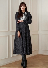 Orangerie Dot Long Dress