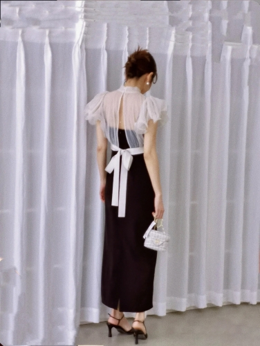 SNIDEL ボレロレイヤードワンピース