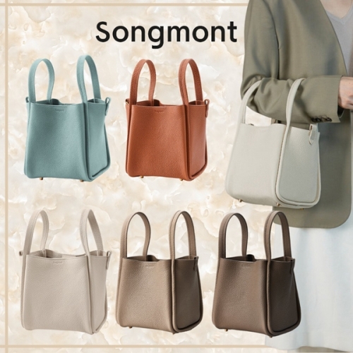 songmont★Song Bag　同型　 ミディアム ハンドバッグ レザー ショルダー