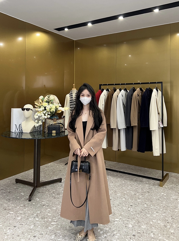 カピ＞'S Max Mara ピュアウールダブルブレストコート CAPI (S