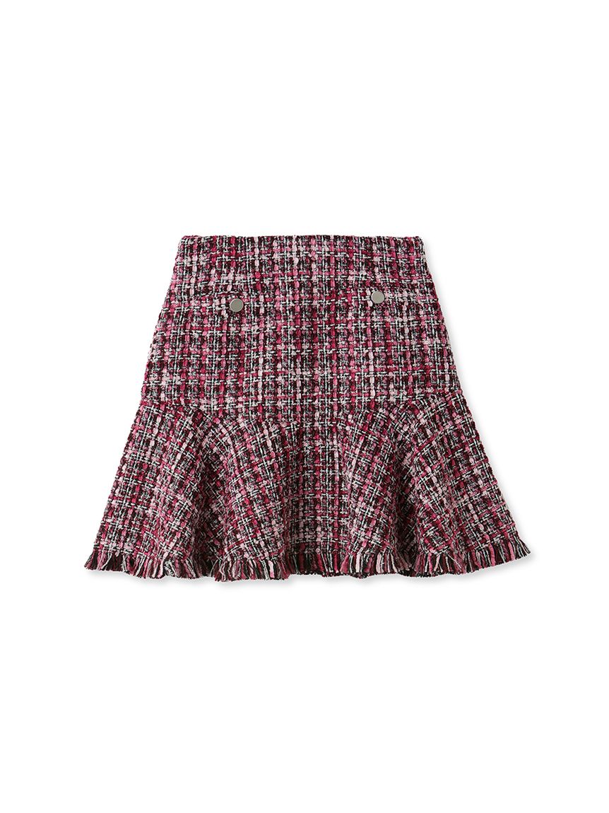 LILY BROWN フリンジツイードミニスカート 同型 