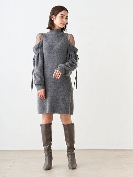 12月中下旬入荷予定 SNIDEL スナイデル同型 シースルーショルダーミニ  