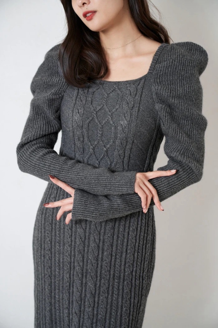 Bambina Cable Knit Dress