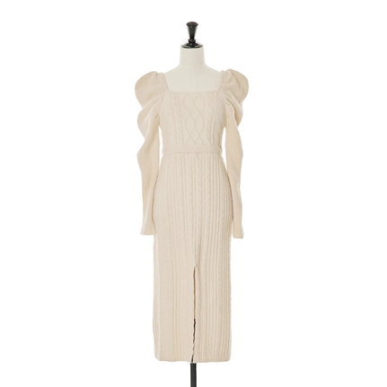 ワンピース Bambina Cable Knit Dress 1月中旬入荷予定】Bambina Cable Knit Dress