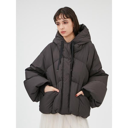 23秋冬 フードショートダウンコート アウター ショート丈 長袖 フレイ