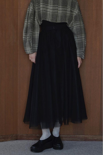 スカート clane CLANE VOLUME LONG PANIER SKIRT CLANE VOLUME LONG PANIER SKIRT