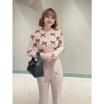 snidel リボン カーディガン リボンカーディガン(カーデ＆ガウン)｜スナイデルホーム｜SNIDEL