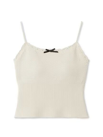 ツイードニットキャミソール SWNT241211