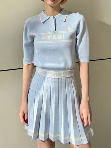 LILY BROWN×MARY QUANT】ニットプリーツスカート