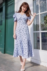 6月中旬入荷予定  Muguet-Printed Mermaid Dress同型