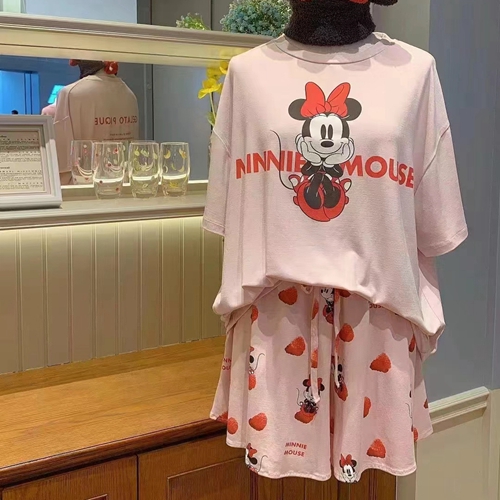 gelatopique Minnie/ワンポイントTシャツ＆ショートパンツセット ジェラートピケ gelato pique 【販路限定商品】 Minnie/ワン
